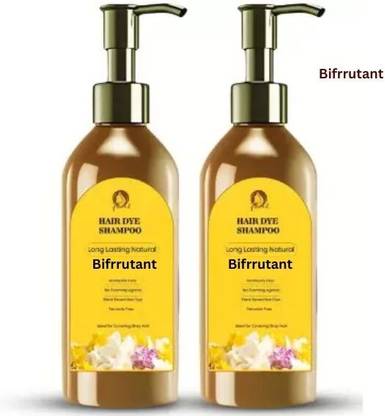 BIFRRUTANT Japanese Long Lasting Natural Hair Dye Shampoo - For Men's Hair Color !. , Black
