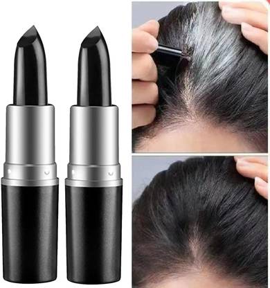 ADJD Non-toxic Hair Color Crayon Hair Color Touch-Up Kajal , BLACK