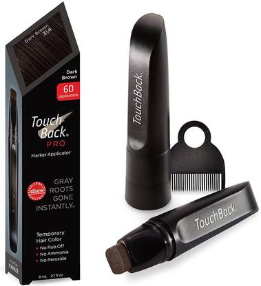 TouchBack Root Touch Up Hair Color Marker Dark Brown , Dark Brown