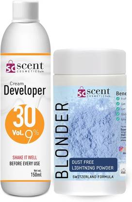ScentCosmetics Blonder FREE Developer 9% 30 volume | Get Golden Hair 25mint , Goly