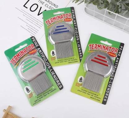 Razmay Pack of 3 LICE REMOVER COMBS LIVE EGGS REMOVER