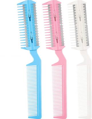 BM RETAIL 1 pcs NO-2 Double Edge Barber Razor Comb For Thinning Hair, Hair Shaper Comb