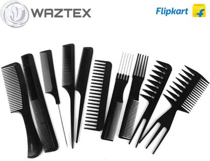waztex Professional Hair Styling Comb Set for All Hair Types & Styles Comb set (10PCS)