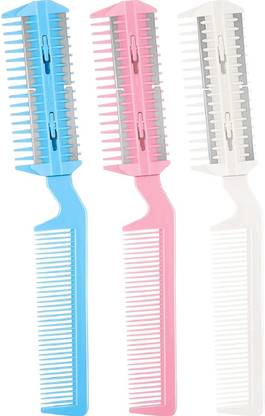 Onward Hair Razor with Comb Split Ends Hair Trimmer Styler Double Edge Razor Blades