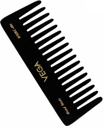 VEGA Large Shampoo Hair Comb,(India's No.1 Hair Comb Brand) Black, (HMBC-406)