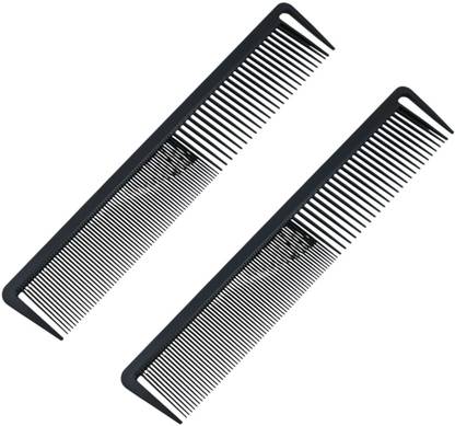 StyelWell Set Of 2 Hair Cutting Carbon Fiber Antistatic (Model No 06924) Barber Comb