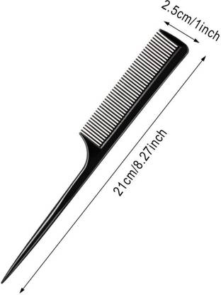 Dhanishka Static Tail End Rattail Comb