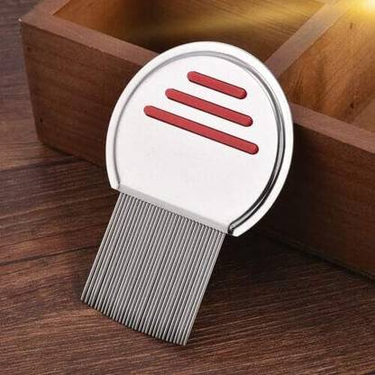 SAIM Lice nit Comb with Stainless Steel Metal for lice and nits removal comb