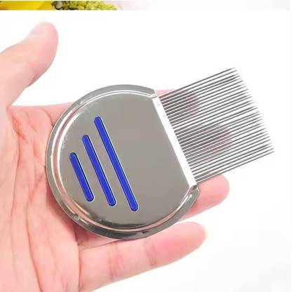 VILFLY Stainless Steel Lice Treatment Comb for Head Lice Remover Lice Egg Removal Comb