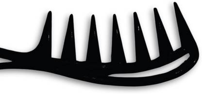 Hair line Anti-Static Wide Teeth Shark Comb for Detangling All Types of Hair