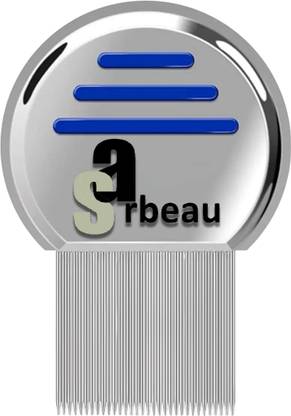 Sarbeau Lice Comb, Stainless Steel with micro grooving teeth Washable and Reusable_C_127