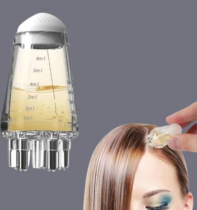 VOIISH Hair Oil Applicator Comb, Smooth Root Comb Applicator Bottle For Scalp Oil