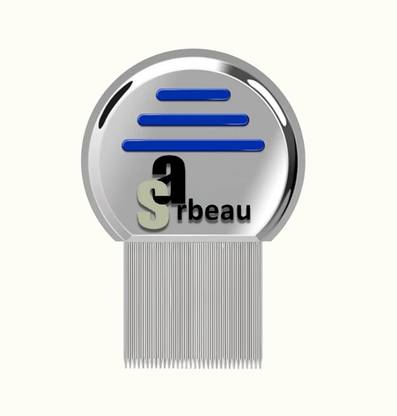 Sarbeau Lice Comb, Stainless Steel with micro grooving teeth Washable and Reusable_C_166