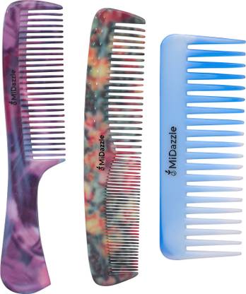 Midazzle Daily Comb - Set of 3 (MIDC00005) - Multicolor