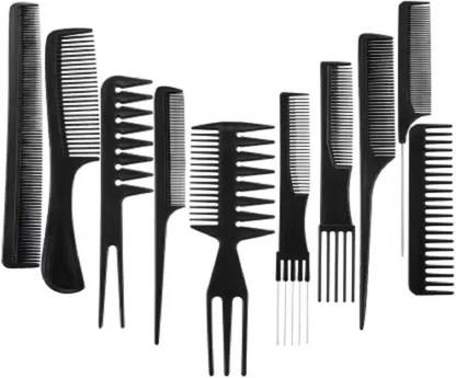 YCM 10Pc Hair Stylist Professional Styling Comb Set Variety Pack