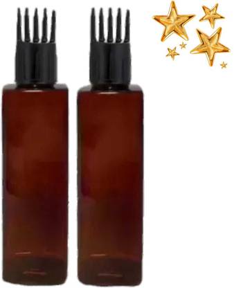 Green Aroma Comb Appliactor With Bottle Apply Oil in Scalp Easily