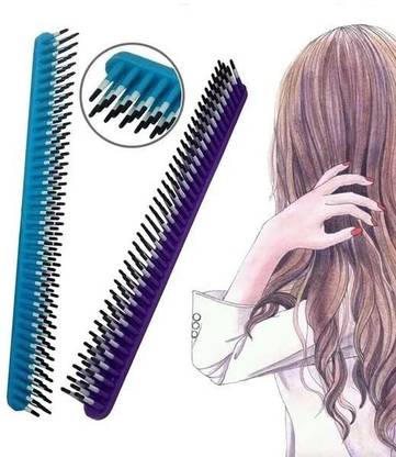 Cosluxe Professional 3 Row Styling Comb ,carbon fibre 3 Line Unbreakable Comb M2