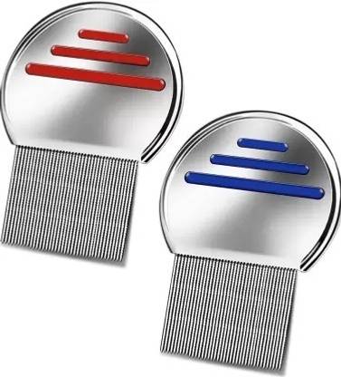 Sarbeau Stainless Terminator Lice & Nit Comb Easy Grip Set of 2