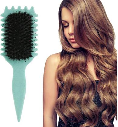 KIDWILL Bristle Hair Brush, Curl Defining Brush, Curl Define Styling Brush