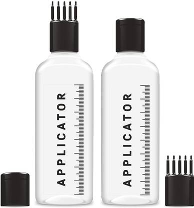 JSBM GROUP Hair Root Applicator Bottle with Comb Cap for Applying Hair Oil, Shampoo