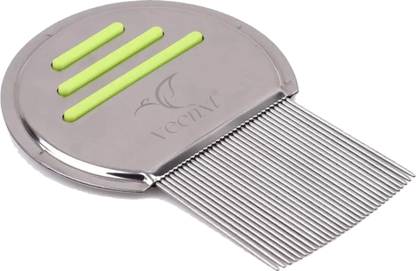 VEENXT Stainless Steel Lice Treatment Comb for Head Lice Remover Lice Egg Removal Comb