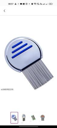 RADHE ENTERPRISE Stainless Steel Lice Treatment Comb for Head Lice/Lice Egg Removal Comb