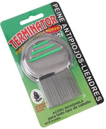 SAIM Lice Comb For Hair Fine Metal Teeth Head Lice Remover Product Nit & Egg Remover