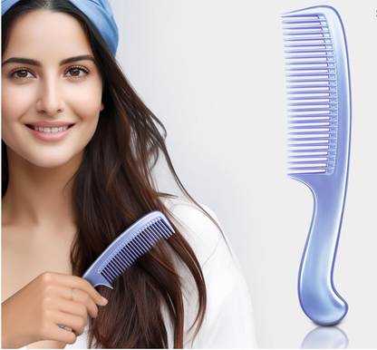 ShilpoKuthi Hand Made Comb With Handle, All Fine Tooth Dressing Comb