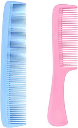 LILY Long Handle Fine Tooth Comb with Dressing Combs Set of 2