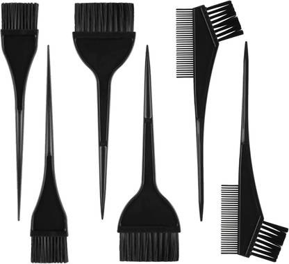 E-DUNIA 6 Pcs Hair Dye Brush Applicator Kit, Hair Color Brushes, Hair Coloring Brush Set