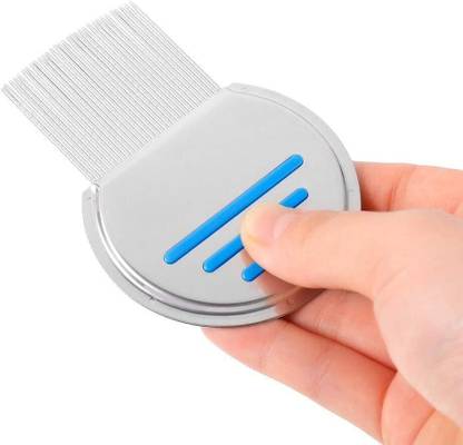 SAIM New Lice Treatment nit Comb with Stainless Steel Metal for lice and nits removal