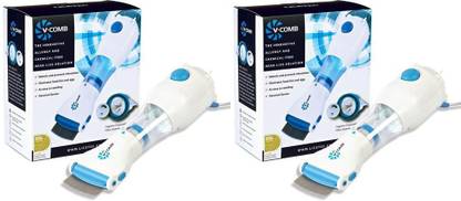 BELISTAR Chemical-Free Electric Head Lice Treatment Comb, V Comb-Pack Of-2