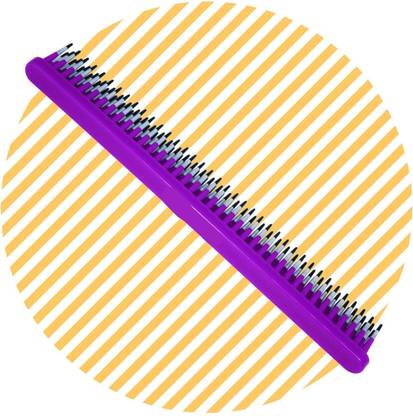 THR3E STROKES Professional Three Row Hair Comb/Tame and Tease 3 line Hair Comb For Men & Women