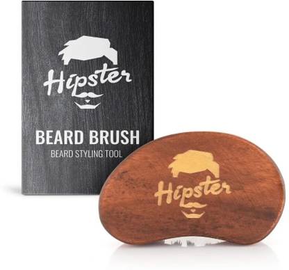 Fabskin Beard Brush For Men, Nylon Bristles Premium & Travel Friendly Wooden Beard Brush