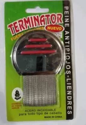 Shizuka Anti Lice Comb /kids hair Comb/Terminator Metal Lice & Comb