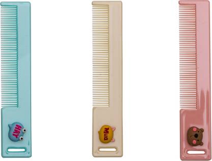 Adore Advanced Hello! 3D Character Kids Comb Set- Pack of 3 - Soft Edges