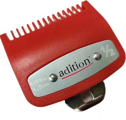 ADITION 1.5 mm Cutting Guide Clipper Comb Red for Clippers Half no Clipper Guard