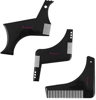 VEDETIC Combo of Beard Shaper Tool, Scale tool For Multi Purpose,Grooming kit For Men