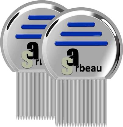 Sarbeau Nit Free Terminator Lice Comb, Stainless Steel Louse and Nit Comb, Removes Nits