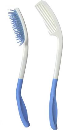 goho Long Reach, Long Handled Comb and Brush Set - Long Handle Combs