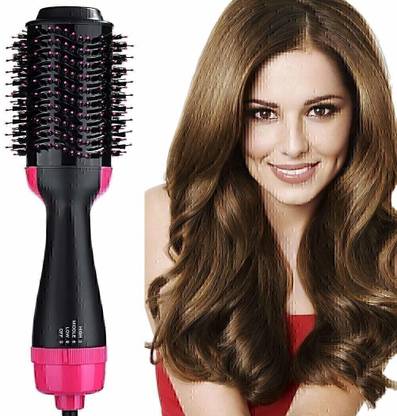 N2K2 Enterprise One Step Hair Dryer and Volumizer, Hot Air Brush, 3 in1 Styling Brush Styler, Negative Ion Hair Straightener Curler Brush for All Hairstyle