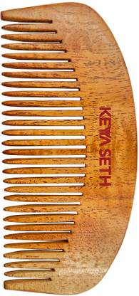 KEYA SETH AROMATHERAPY Schoolers Organic Neem Wood Comb for Baby Kids, Soft, Natural for Hair Growth