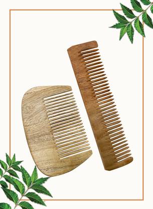 StyleLoft Creation Hand Made Neem Wooden Comb Combo-MODLE-177