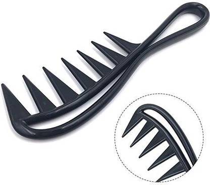 yogi Hair Pro Comb Wavy Long Curly Hair Care Detangling Wide Teeth Brush Hairdressing