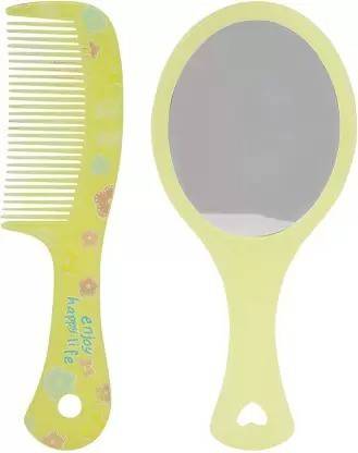 makikobeauty 1 PC. MIRROR COMB SET ( MULTICOLOR ) ( PACK OF 1 )