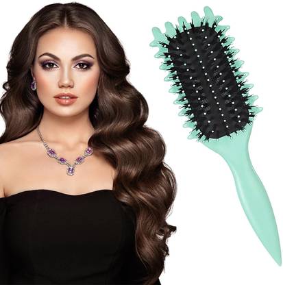 MBVTREADS Curly Hair Brush – Curl Defining & Detangling Brush for Women & Men