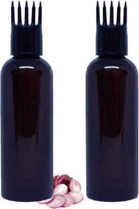 Asts Empty Hair Oil Bottle Applying Oil In Scalp Root