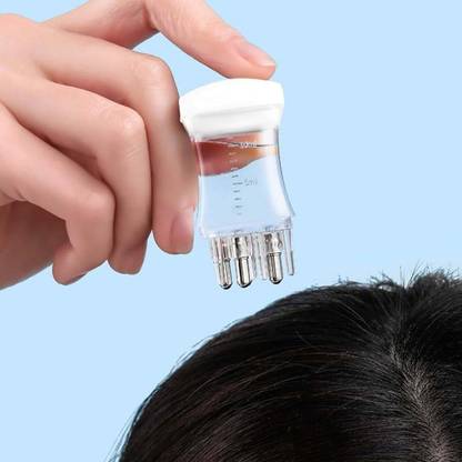 sellivica Hair Oil applicator, Scalp Applicator Comb, Ball Root Comb applicator Bottle