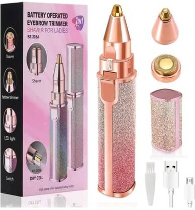 CHG 2 in 1 Painless Eyebrow Razor Facial Hair Remover, Eyebrow, Men & Women