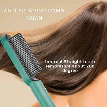 PRIME SHOPPER Hair Straightening Machine Iron Built with Comb Hair Straightener | Hair Curler Hair Curler